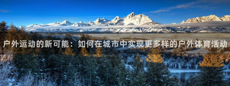 哈哈体育五金厂:户外运动的新可能:如何在城市中实现更多样的户