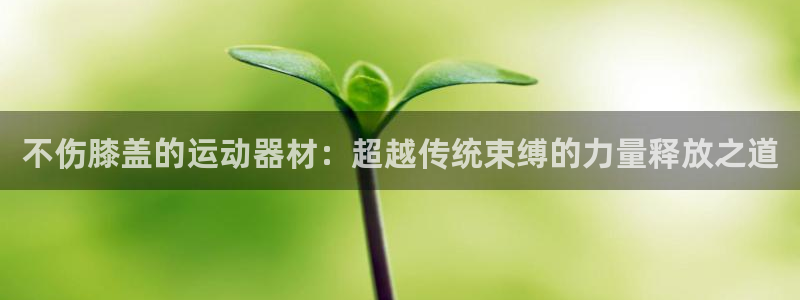 哈哈体育平台注册:不伤膝盖的运动器材:超越传统束缚的力量释放